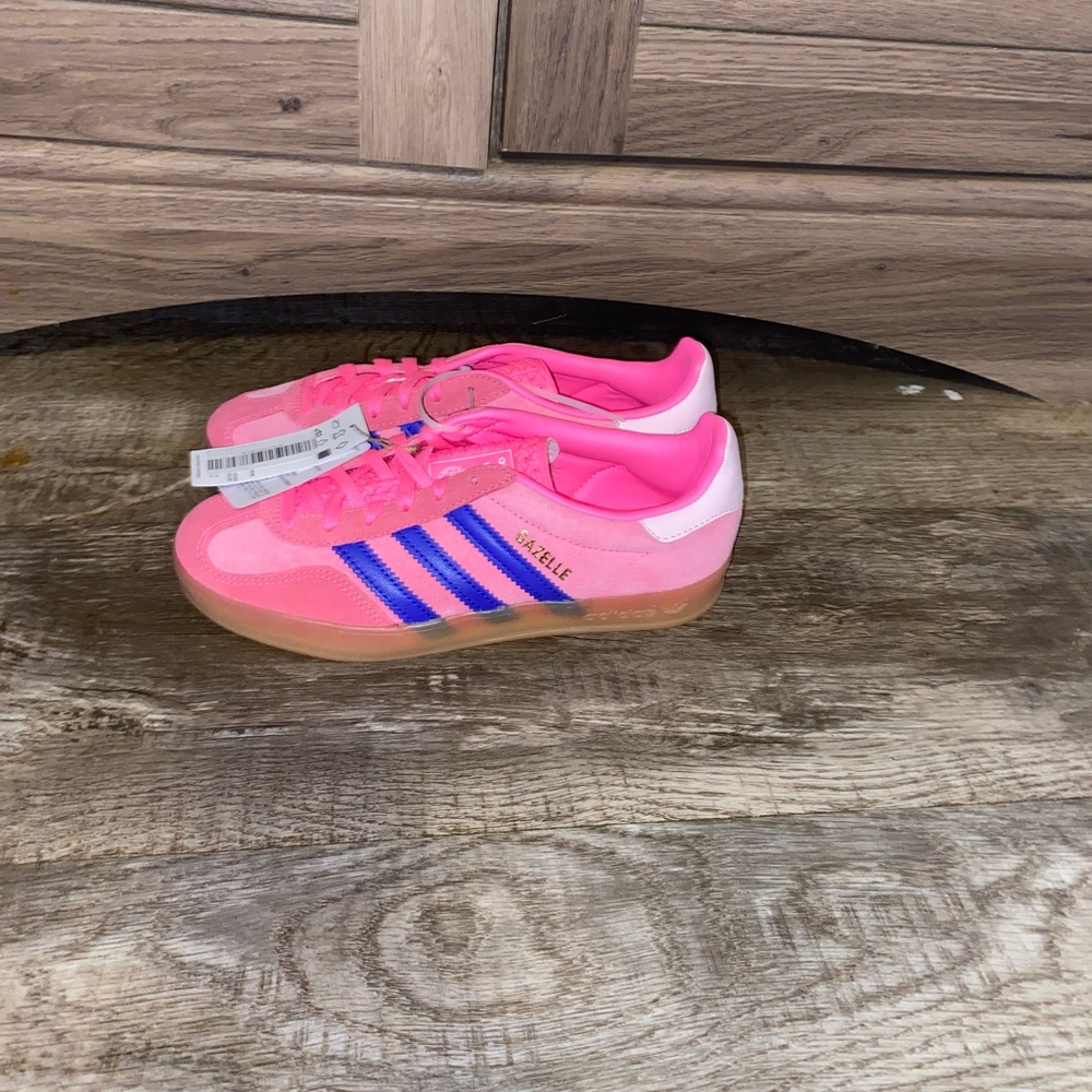 Adidas gazelle Pink and Blue Sneakers